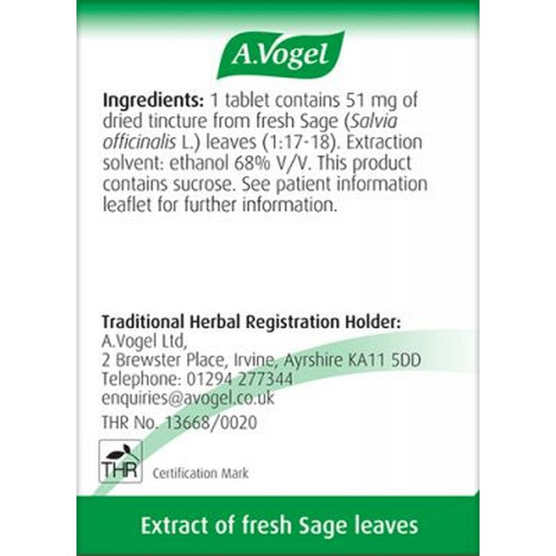 A.Vogel Menoforce Sage Tablets