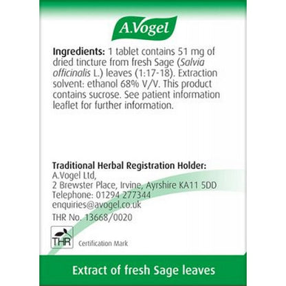 A.Vogel Menoforce Sage Tablets