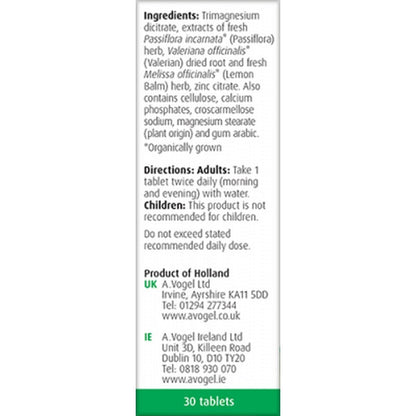 A.Vogel Focus Perimenopause Passiflora Complex Tablets 30 Tablets