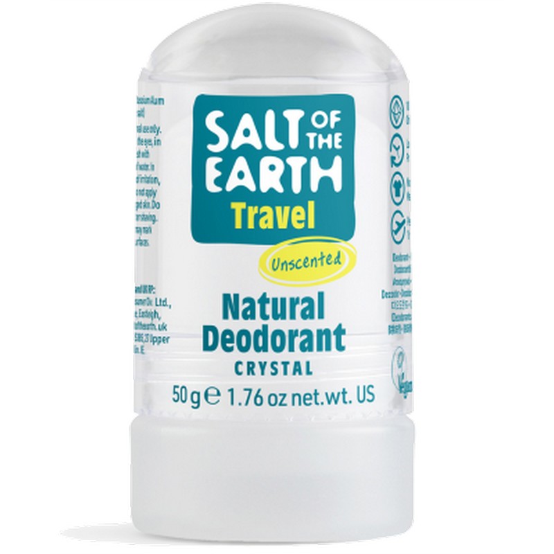 Salt Of The Earth Crystal Travel Deodorant 50g