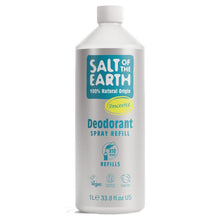 Salt Of The Earth Unscented Spray Refill 1 Litre