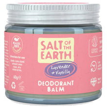 Salt Of The Earth Lavender & Vanilla Natural Deodorant Balm 60g
