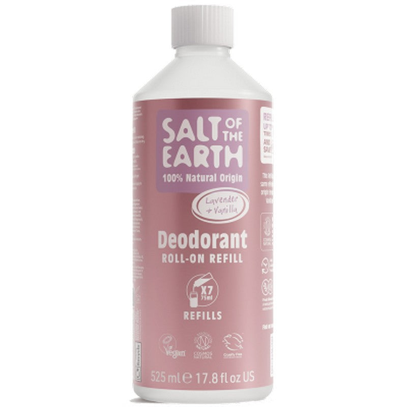 Salt Of The Earth Lavender & Vanilla Roll On Refill Deod 525ml