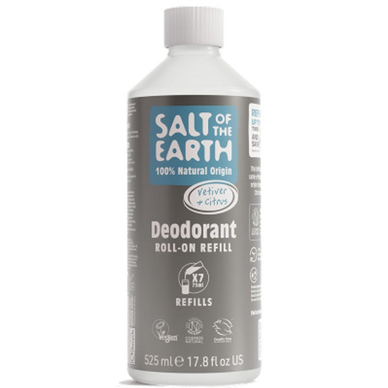 Salt Of The Earth Vetiver & Citrus Roll On Refill