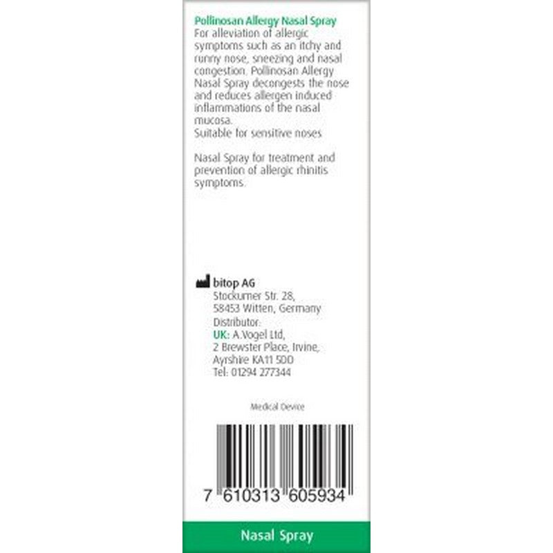 A.Vogel Pollinosan Allergy Nasal Spraty 20ml