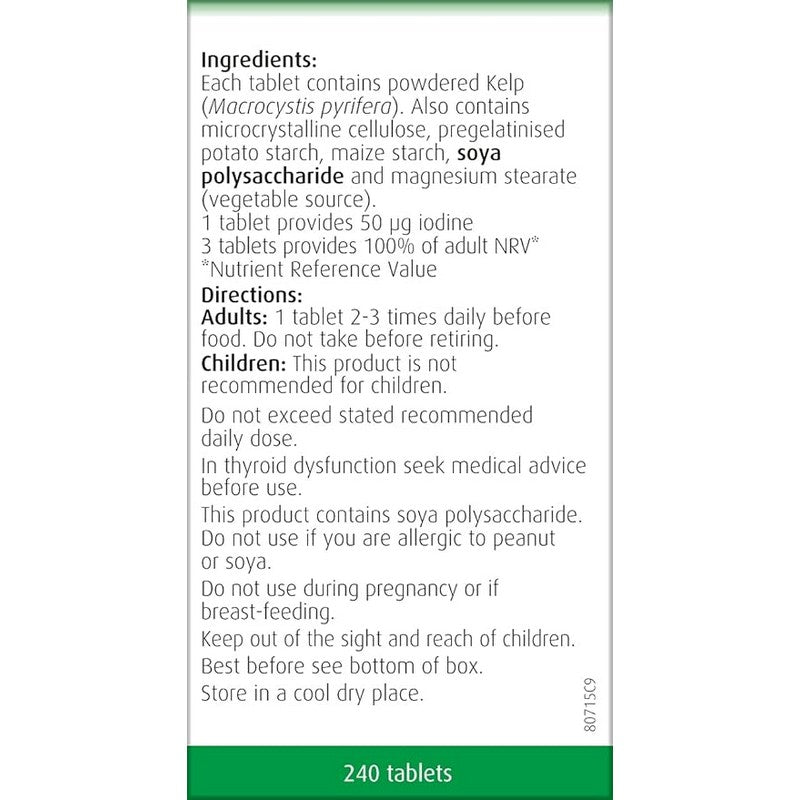 A.Vogel Kelp Tablets 240 Tablets