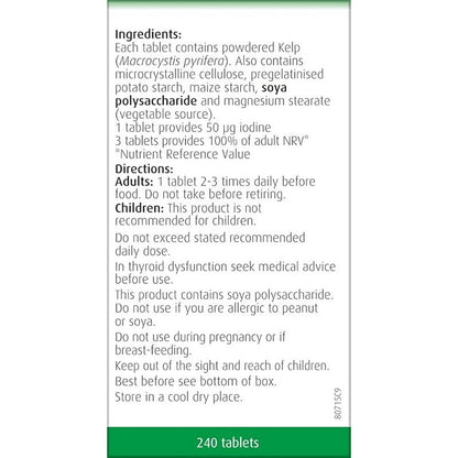 A.Vogel Kelp Tablets 240 Tablets