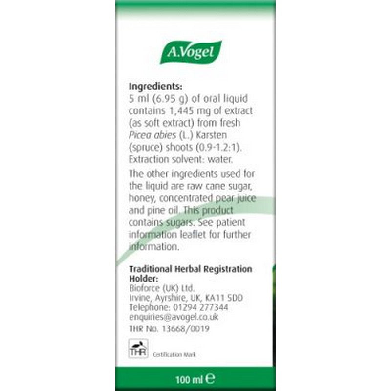 A.Vogel Bronchosan - Pine Cough Syrup 100ml