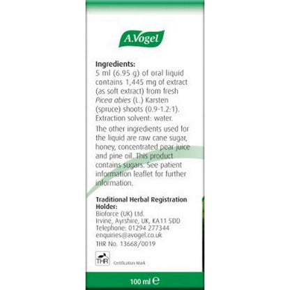 A.Vogel Bronchosan - Pine Cough Syrup 100ml