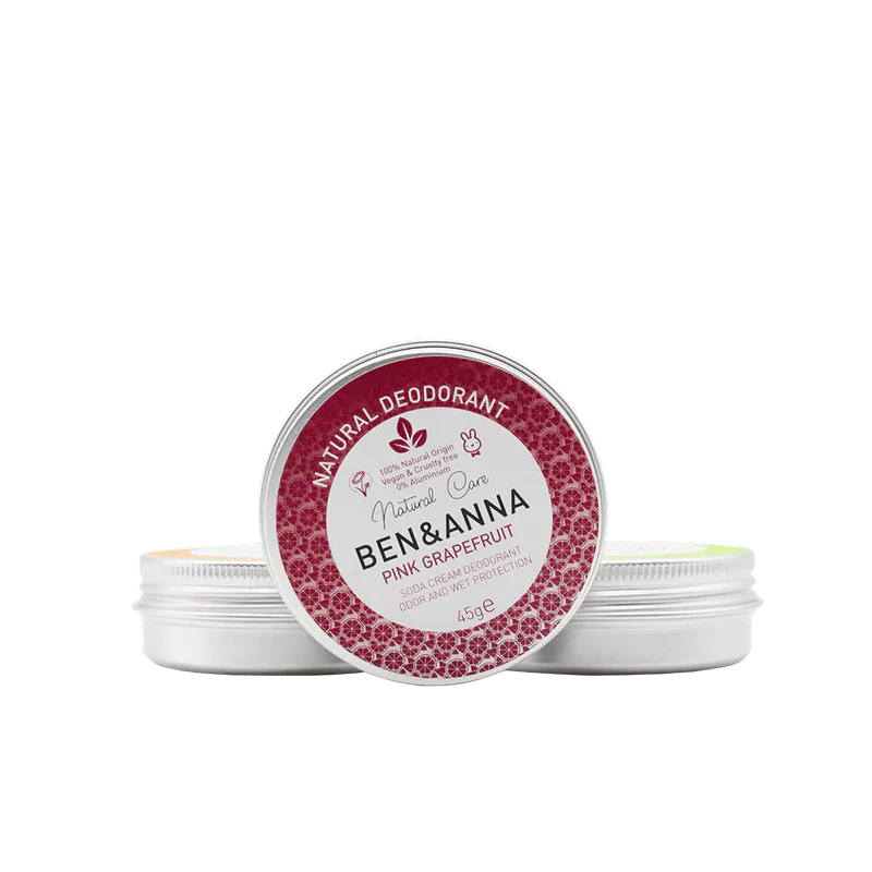 Ben & Anna Natural Deodorant Pink Grapefruit (Tin) 45g
