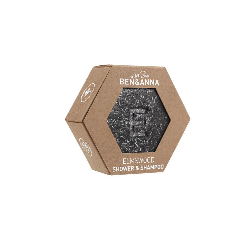 Ben & Anna Love Soap Shampoo + Shower Bar - Elms Wood 60g