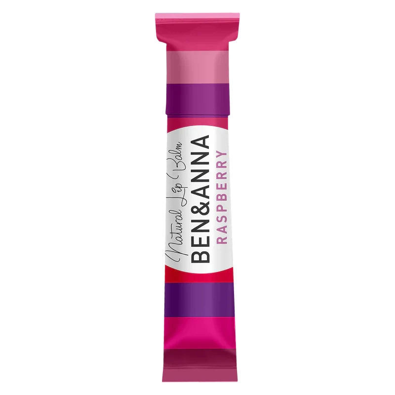 Ben & Anna Raspberry Lip Balm 6g