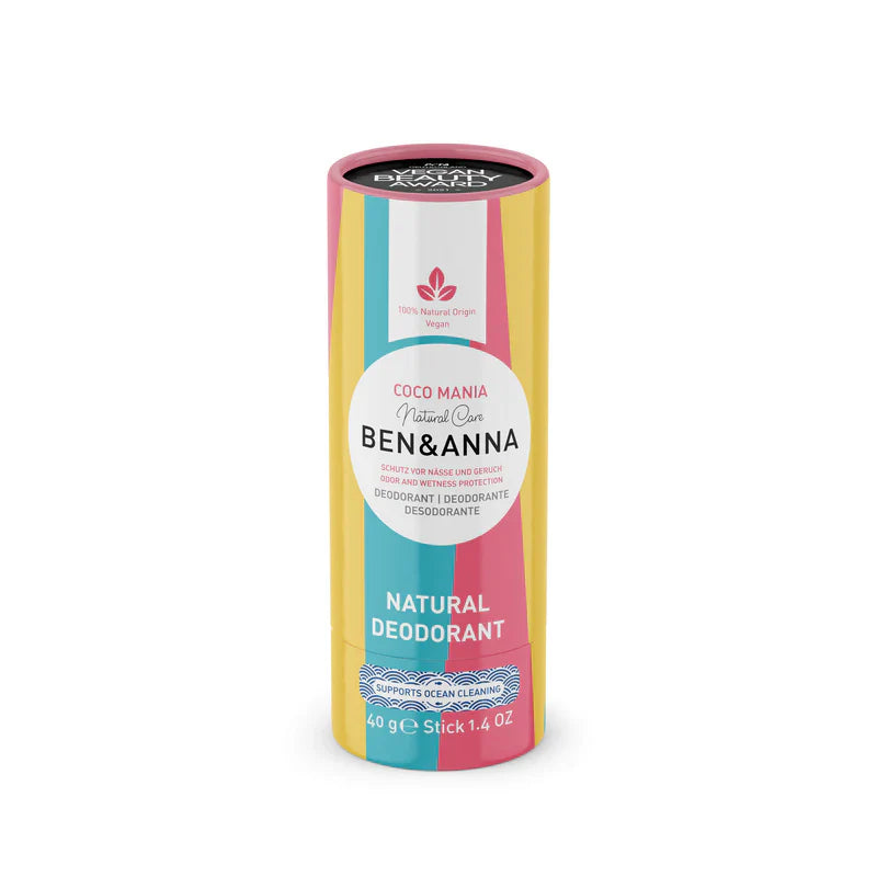 Ben & Anna Natural Deodorant Coco Mania (Paper Tube) 40g