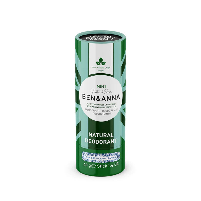 Ben & Anna Natural Deodorant Mint (Paper Tube) 40g