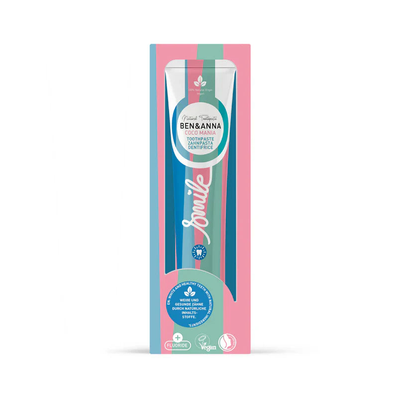 Ben & Anna Toothpaste (Tube) - Coco Mania (With Fluoride) 75ml