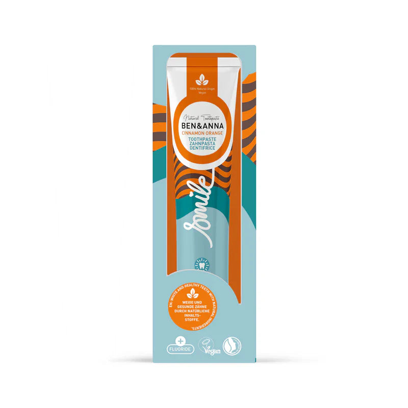 Ben & Anna Toothpaste (Tube) - Cinnamon Orange (With Fluoride) 75ml