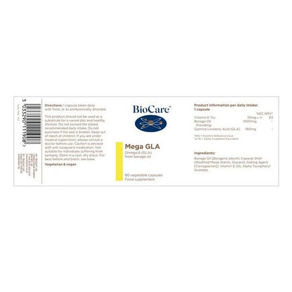 BioCare Mega GLA (Omega6) 90 Capsules