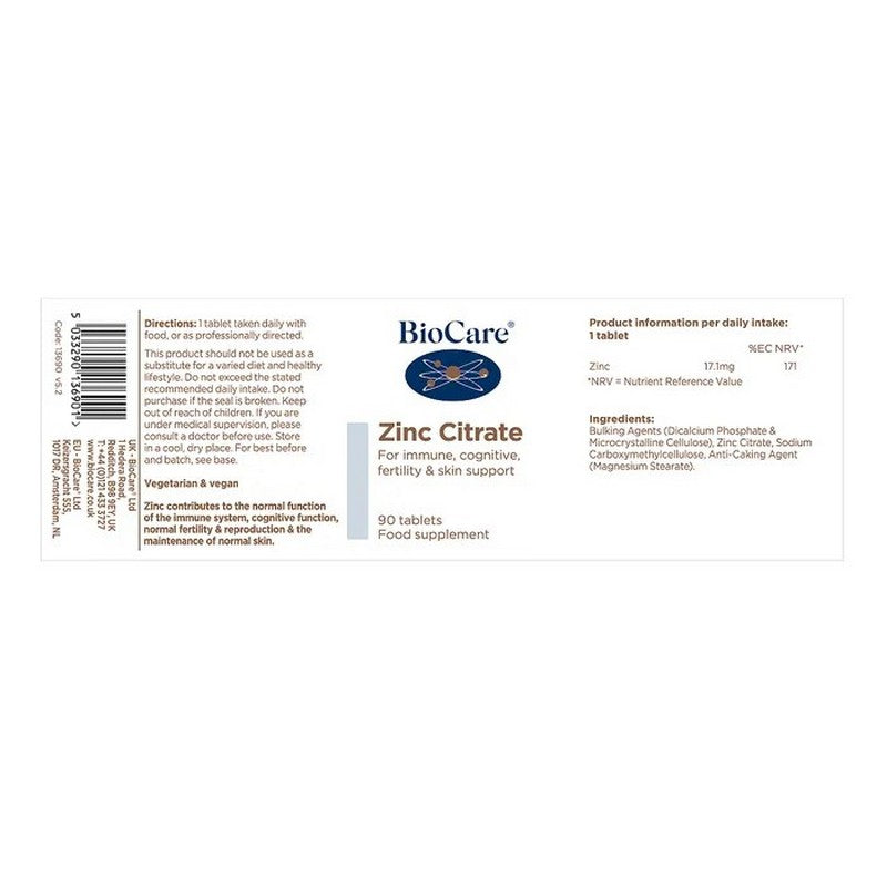 BioCare Zinc Citrate