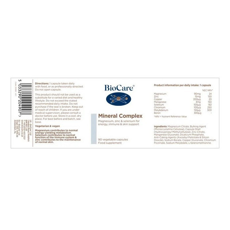 BioCare Mineral Complex 90 Capsules