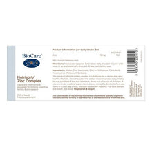 BioCare Nutrisorb Zinc Complex  150ml