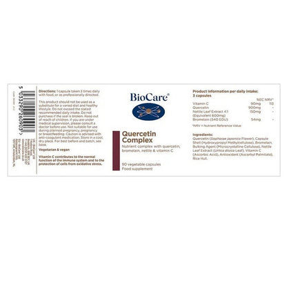BioCare Quercetin Complex 90 Capsules