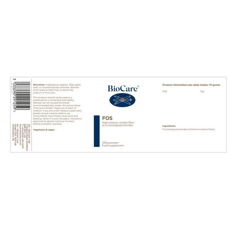 BioCare FOS 250g Powder
