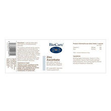 BioCare Zinc Ascorbate 60 Capsules