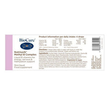 BioCare Nutrisorb®  Methyl B Complex 15ml Liquid Drops