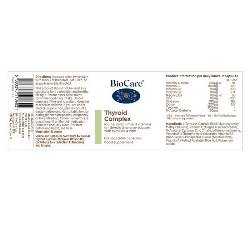 BioCare Thyroid Complex 60 Capsules
