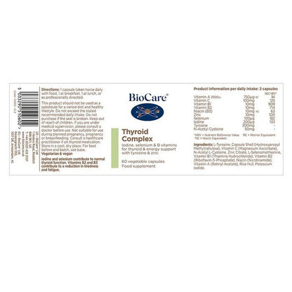 BioCare Thyroid Complex 60 Capsules