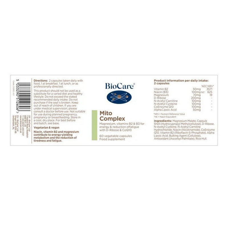 BioCare Mito Complex 60 Capsules