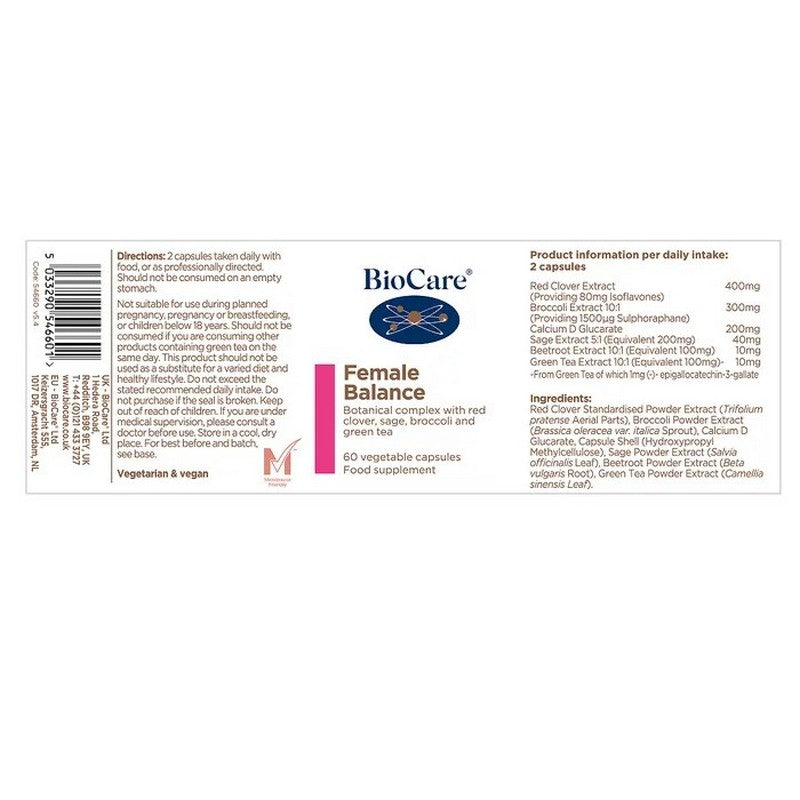 BioCare Female Balance 60 Capsules
