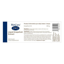BioCare Liquid Grapefruit Extract 15ml Liquid Drops