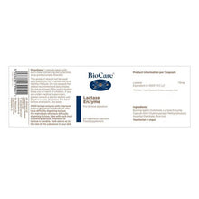 BioCare Lactase Enzyme 60 Capsules