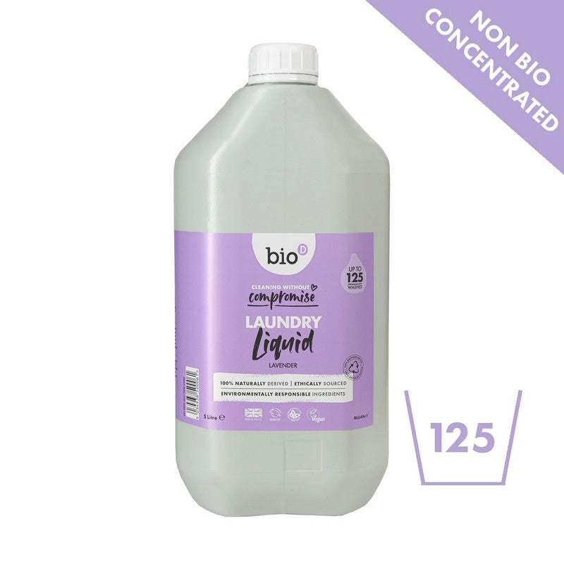 Bio-D Laundry Liquid with Lavender - 5 Litre