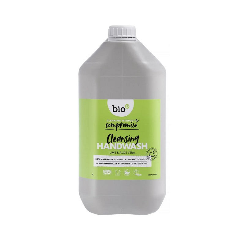 Bio-D Lime & Aloe Vera Cleansing Hand Wash 5 Litre