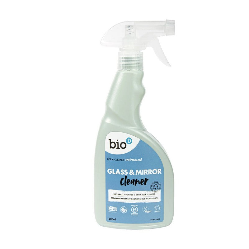 Bio-D Glass & Mirror Cleaner Spray 500ml