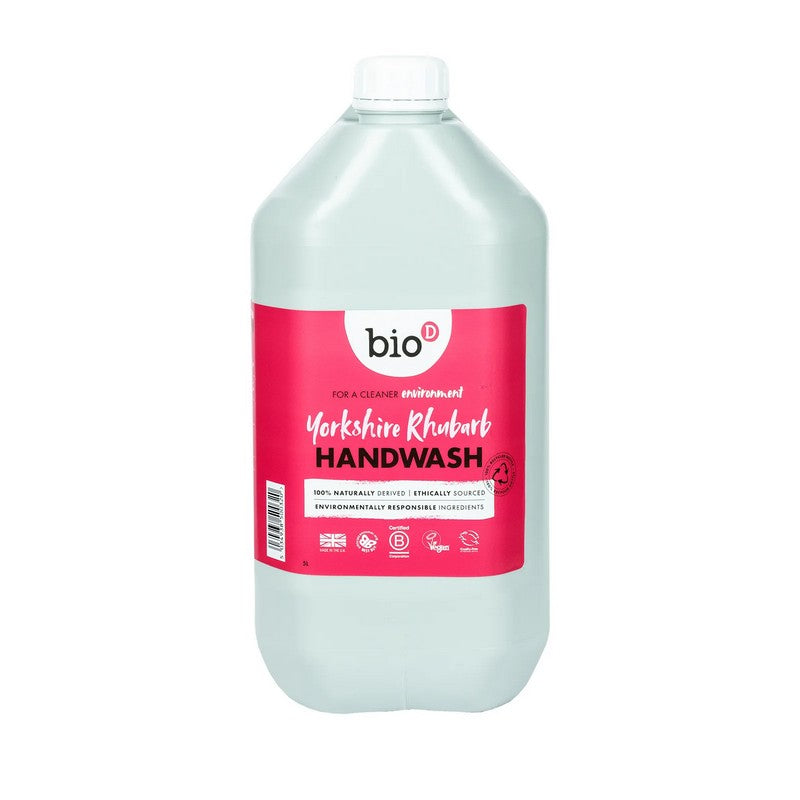 Bio-D Yorkshire Rhubarb Cleansing Hand Wash 5 Litre