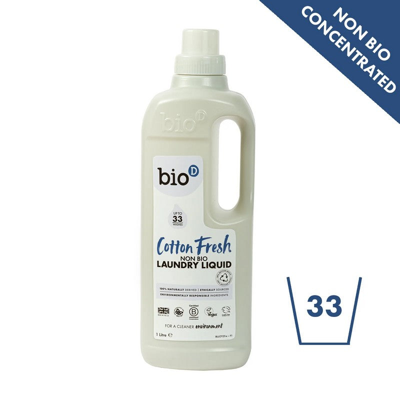 Bio-D Cotton Fresh Laundry Liquid 1 Litre