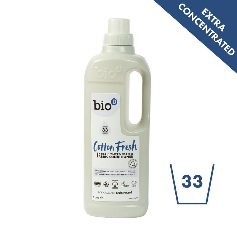 Bio-D Cotton Fresh Fabric Conditioner 1 Litre