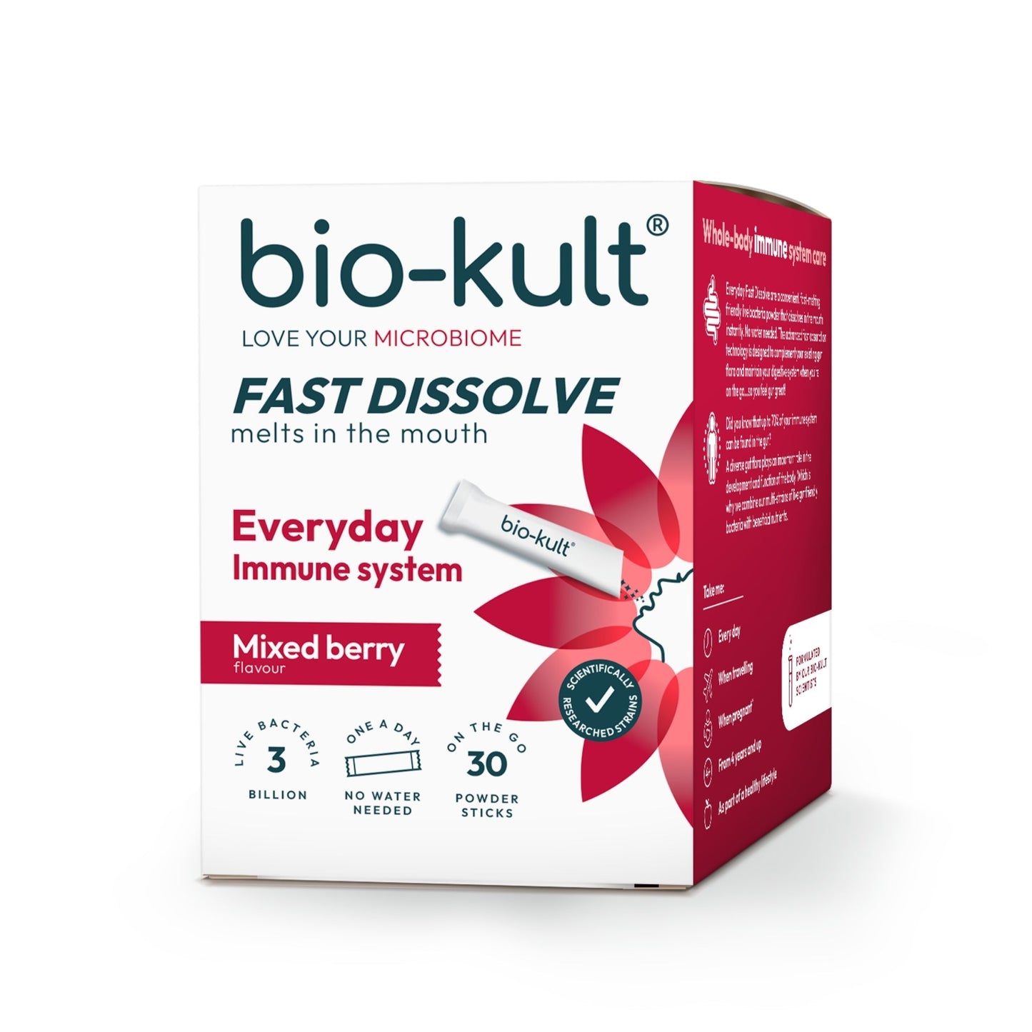 Bio-Kult Everyday Fast Dissolve Powder Mixed Berry Sticks 30 sachets