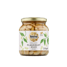 Biona Organic Flageolet Beans - in Glass Jars 350g