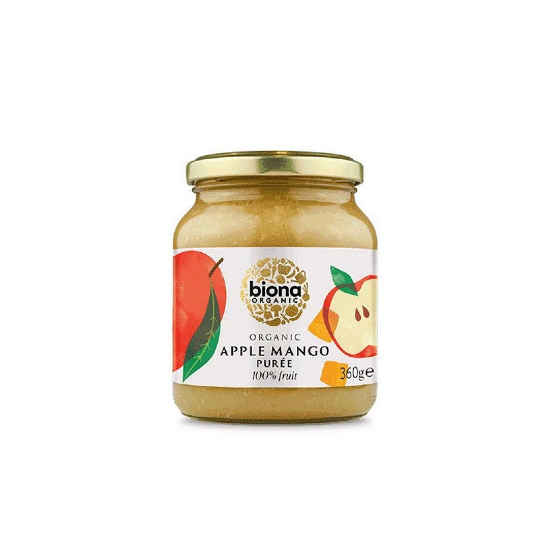 Biona Organic Apple & Mango Puree - No added sugar 360g