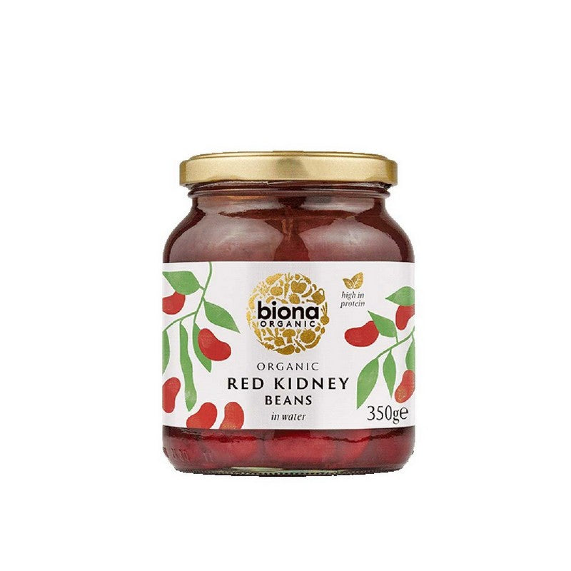 Biona Organic Kidney Beans - in Glass jars 350g