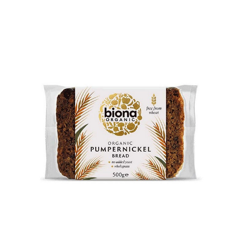 Biona Organic Pumpernickel Bread 500g