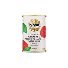 Biona Organic Chopped Tomatoes with Fresh Basil 400g