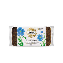 Biona Organic Rye Bread - Omega Golden Linseed - 500g