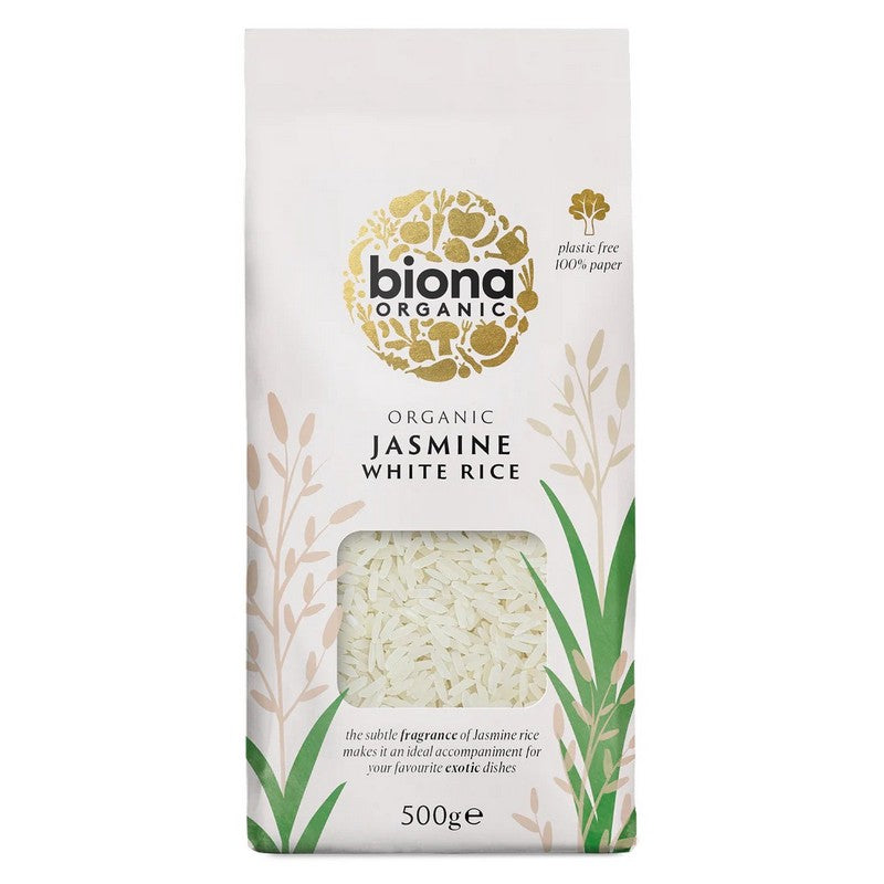 Biona Organic Jasmine Rice White 500g