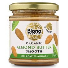 Biona Organic Almond Butter Smooth 170g