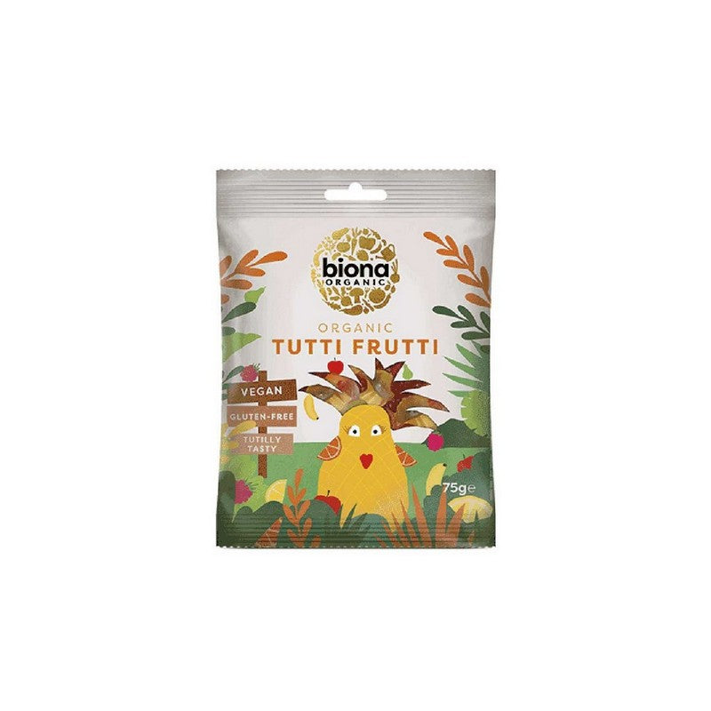 Biona Organic Tutti Frutti Wine Gums 75g